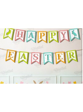 Σετ των 2 Intra απο ξύλο plywood 3mm-4mm πάχος - Πασχαλινό πανό με λέιζερ Δίασταση 15x15 cm INTRAFABR-118734559