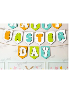 Σετ των 2 Intra απο ξύλο plywood 3mm-4mm πάχος - Πασχαλινό πανό με λέιζερ Δίασταση 15x15 cm INTRAFABR-118734651