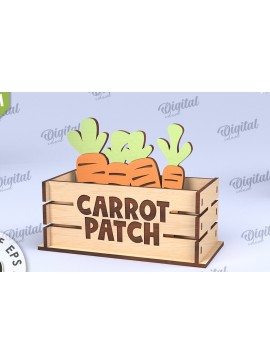 Σετ των 2 Intra απο ξύλο plywood 3mm-4mm πάχος - Πασχαλινό κουτί LaserCut. Πασχαλινό καλάθι διακόσμηση Δίασταση 15x15 cm INTRAFABR-116707128