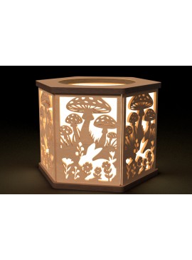 Σετ των 2 Intra απο ξύλο plywood 3mm-4mm πάχος - Λαμπροθήκη Πασχαλινό Λαγουδάκι  Δίασταση 30x20 cm INTRAFABR-115911783