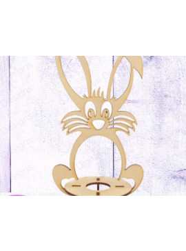 Σετ των 2 Intra απο ξύλο plywood 3mm-4mm πάχος - Πασχαλινό Μπάνι Αυγοθήκη ,  Δίασταση 15x15 cm INTRAFABR-65286574