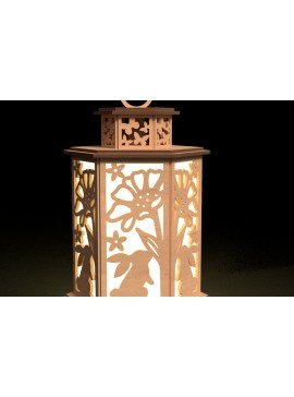 Σετ των 2 Intra απο ξύλο plywood 3mm-4mm πάχος - Easter Bunny Laser Cut Laser  Δίασταση 15x15 cm INTRAFABR-115570401