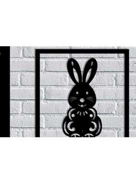 Intra απο ξύλο plywood 3mm-4mm πάχος - Easter Bunny Laser Cut  Δίασταση 40x50 cm INTRAFABR-116939438