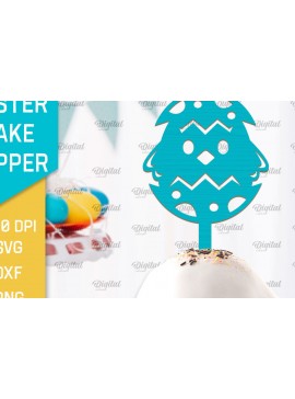 Σετ των 2 Intra απο ξύλο plywood 3mm-4mm πάχος - Πασχαλινό κέικ Topper  Laser Cut Δίασταση 15x15 cm INTRAFABR-93076539