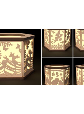 Σετ των 3 Intra απο ξύλο plywood 3mm-4mm πάχος - Πασχαλινή λαμπάδα Πακέτο κοπής με λέιζερ Δίασταση 6x6 cm INTRAFABR-116459283