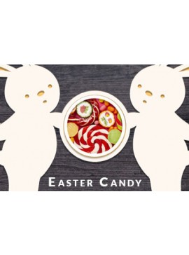 Σετ των 2 Intra απο ξύλο plywood 3mm-4mm πάχος - Πασχαλινή καραμέλα Θόλος κοπής με λέιζερ Δίασταση 15x15 cm INTRAFABR-63738132