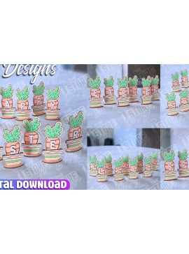 Σετ των 2 Intra απο ξύλο plywood 3mm-4mm πάχος - Πασχαλινά καρότα | Σχέδιο κοπής με λέιζερ Δίασταση 15x15 cm INTRAFABR-90449036