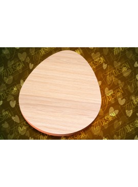 Σετ των 2 Intra απο ξύλο plywood 3mm-4mm πάχος - Πασχαλινές σανίδες κοπής | Κόψιμο με λέιζερ λαγουδάκι Δίασταση 15x15 cm INTRAFABR-91655244