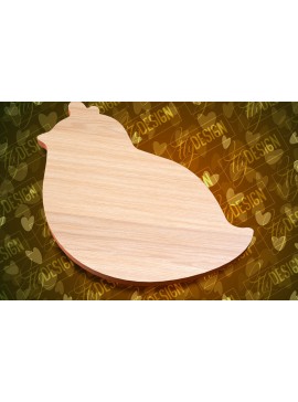 Σετ των 2 Intra απο ξύλο plywood 3mm-4mm πάχος - Πασχαλινές σανίδες κοπής | Κόψιμο με λέιζερ λαγουδάκι Δίασταση 15x15 cm INTRAFABR-91655260