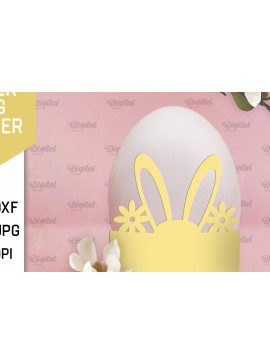 Σετ των 2 Intra απο ξύλο plywood 3mm-4mm πάχος - Πασχαλινή διακόσμηση . Αυγοθήκη Χαρτί κοπής Δίασταση 15x15 cm INTRAFABR-90505262