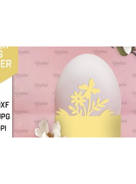 Σετ των 2 Intra απο ξύλο plywood 3mm-4mm πάχος - Πασχαλινή διακόσμηση . Αυγοθήκη Χαρτί κοπής Δίασταση 15x15 cm INTRAFABR-90505168