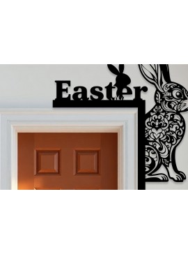 Σετ των 2 Intra απο ξύλο plywood 3mm-4mm πάχος - Πασχαλινή πόρτα Γωνιακή   Δίασταση 15x15 cm INTRAFABR-117409543