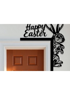 Σετ των 2 Intra απο ξύλο plywood 3mm-4mm πάχος - Πασχαλινή πόρτα Γωνιακή   Δίασταση 15x15 cm INTRAFABR-117409551