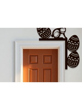 Σετ των 2 Intra απο ξύλο plywood 3mm-4mm πάχος - Πασχαλινή πόρτα Γωνιακή   Δίασταση 15x15 cm INTRAFABR-117409592