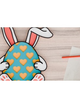 Σετ των 3 Intra απο ξύλο plywood 3mm-4mm πάχος -  3d  Laser Crafting Easter Egg Δίασταση 20x25 cm INTRAFABR-92506702