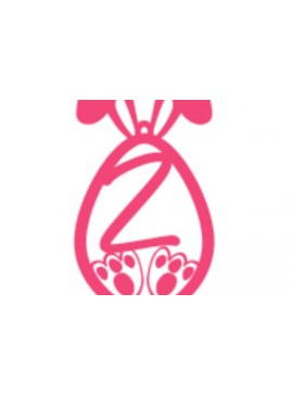 Σετ των 3 Intra απο ξύλο plywood 3mm-4mm πάχος - Πασχαλινό Αυγό Λαγουδάκι Αυτιά Αλφάβητο α - Ω Δίασταση 4x4 cm INTRAFABR-119809358