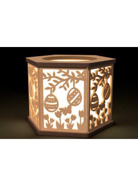 Σετ των 2 Intra απο ξύλο plywood 3mm-4mm πάχος - Λαμπροθήκη Πασχαλινών Αυγών  Δίασταση 30x20 cm INTRAFABR-115911504