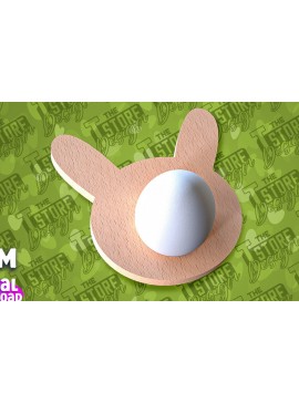 Σετ των 2 Intra απο ξύλο plywood 3mm-4mm πάχος - Πασχαλινή Αυγοθήκη |  CNC Δίασταση 15x15 cm INTRAFABR-91668708