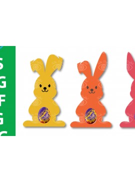 Σετ των 2 Intra απο ξύλο plywood 3mm-4mm πάχος - Πασχαλινή Αυγοθήκη  Δίασταση 15x15 cm INTRAFABR-25879646