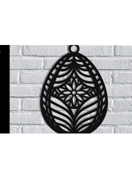 Intra απο ξύλο plywood 3mm-4mm πάχος - Τέχνη τοίχου με λέιζερ πασχαλινό αυγό Δίασταση 40x50 cm INTRAFABR-116485793