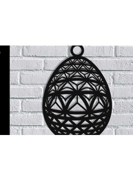 Intra απο ξύλο plywood 3mm-4mm πάχος - Τέχνη τοίχου με λέιζερ πασχαλινό αυγό Δίασταση 40x50 cm INTRAFABR-116486679