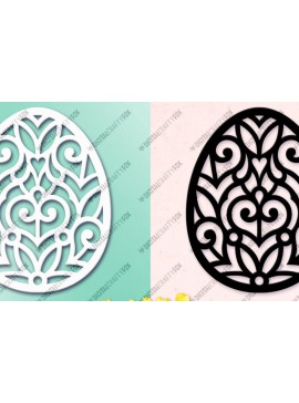 Intra απο ξύλο plywood 3mm-4mm πάχος - Πασχαλινό αυγό Mandala ,  αυγών Δίασταση 30x30 cm INTRAFABR-115499069
