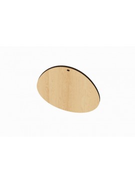 Σετ των 2 Intra απο ξύλο plywood 3mm-4mm πάχος - Αρχεία  κοπής με λέιζερ Πασχαλινό αυγό Δίασταση 12x15 cm INTRAFABR-117680879