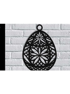 Intra απο ξύλο plywood 3mm-4mm πάχος - Πασχαλινό αυγό διακόσμηση τοίχου  με λέιζερ Δίασταση 40x50 cm INTRAFABR-116486269