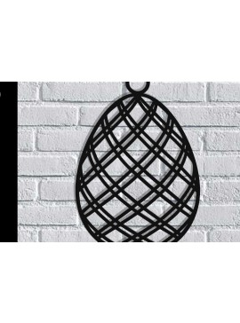 Intra απο ξύλο plywood 3mm-4mm πάχος - Πασχαλινό αυγό διακόσμηση τοίχου  με λέιζερ Δίασταση 40x50 cm INTRAFABR-116486844