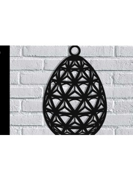 Intra απο ξύλο plywood 3mm-4mm πάχος - Πασχαλινό αυγό διακόσμηση τοίχου  με λέιζερ Δίασταση 40x50 cm INTRAFABR-116485157