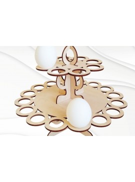 Intra απο ξύλο plywood 3mm-4mm πάχος - Στήριγμα πασχαλινών αυγών, λίμα κοπής με λέιζερ Δίασταση 244x244 cm INTRAFABR-90685962