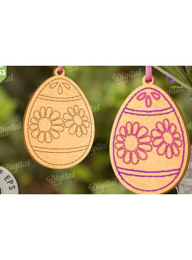 Σετ των 3 Intra απο ξύλο plywood 3mm-4mm πάχος - Πασχαλινά κενά κεντήματα με λέιζερ Δίασταση 15x15 cm INTRAFABR-117659805