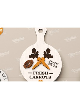 Σετ των 3 Intra απο ξύλο plywood 3mm-4mm πάχος - σανίδα κοπής Πασχαλινής φάρμας Δίασταση 15x15 cm INTRAFABR-115746216