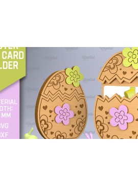 Σετ των 3 Intra απο ξύλο plywood 3mm-4mm πάχος - Θήκη Πασχαλινής Δωροθήκης Laser Cut Δίασταση 15x15 cm INTRAFABR-90351003