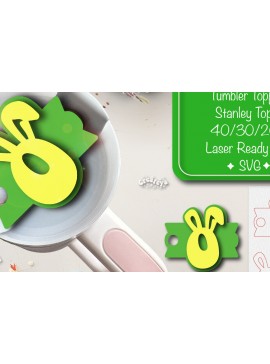 Σετ των 2 Intra απο ξύλο plywood 3mm-4mm πάχος - Πάσχα Glowforge Stanley Topper  Δίασταση 15x15 cm INTRAFABR-92832378