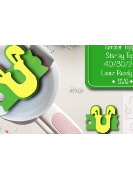 Σετ των 3 Intra απο ξύλο plywood 3mm-4mm πάχος - Πάσχα Glowforge Stanley Topper  Δίασταση 15x15 cm INTRAFABR-92833765