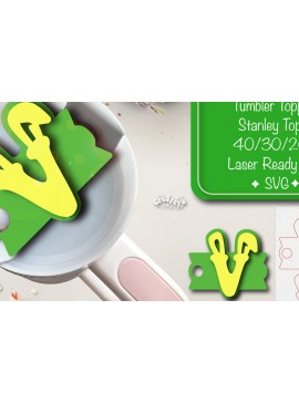 Σετ των 2 Intra απο ξύλο plywood 3mm-4mm πάχος - Πάσχα Glowforge Stanley Topper  Δίασταση 15x15 cm INTRAFABR-92833884