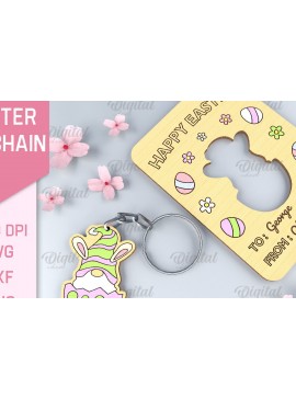 Σετ των 3 Intra απο ξύλο plywood 3mm-4mm πάχος - Πασχαλινό μπρελόκ. Πασχαλινό μπρελόκ με λέιζερ Δίασταση 4x4 cm INTRAFABR-88126905