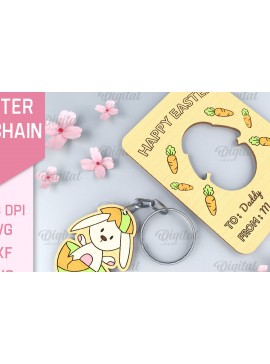 Σετ των 3 Intra απο ξύλο plywood 3mm-4mm πάχος - Πασχαλινό μπρελόκ. Πασχαλινό μπρελόκ με λέιζερ Δίασταση 4x4 cm INTRAFABR-88126742