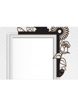 Σετ των 2 Intra απο ξύλο plywood 3mm-4mm πάχος - Πασχαλινό Laser Cut Door Corner . Δίασταση 15x15 cm INTRAFABR-66078309