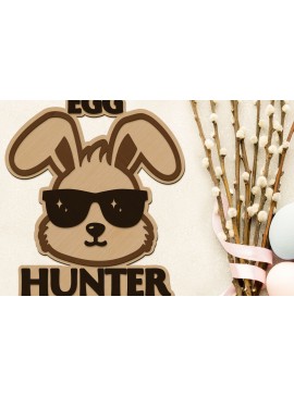 Σετ των 3 Intra απο ξύλο plywood 3mm-4mm πάχος - Πρότυπο κοπής λέιζερ με στρώσεις Πάσχας Δίασταση 6x7 cm INTRAFABR-90119268