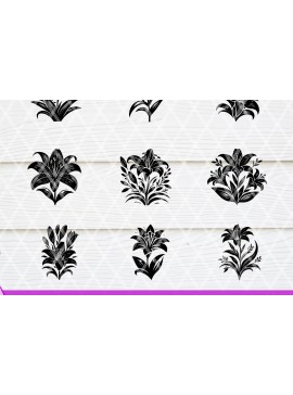 Intra απο ξύλο plywood 3mm-4mm πάχος - Πασχαλινό Lily Floral  Πακέτο Δίασταση 40x50 cm INTRAFABR-118126788