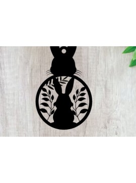 Intra απο ξύλο plywood 3mm-4mm πάχος - Πασχαλινή Μεταλλική Τέχνη Τοίχου  Κοπής με Λέιζερ Δίασταση 40x50 cm INTRAFABR-91918808