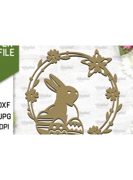 Σετ των 3 Intra απο ξύλο plywood 3mm-4mm πάχος - Πασχαλινό χαρτί κοπής. Πασχαλινή διακόσμηση με λέιζερ Δίασταση 15x15 cm INTRAFABR-89435497