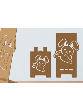 Σετ των 3 Intra απο ξύλο plywood 3mm-4mm πάχος - Πασχαλινό Τηλεφωνικό Σταντ | Πασχαλινή θήκη τηλεφώνου Δίασταση 5x7 cm INTRAFABR-115799302