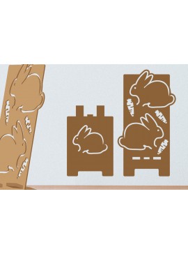 Σετ των 3 Intra απο ξύλο plywood 3mm-4mm πάχος - Πασχαλινό Τηλεφωνικό Σταντ | Πασχαλινή θήκη τηλεφώνου Δίασταση 5x7 cm INTRAFABR-116323593