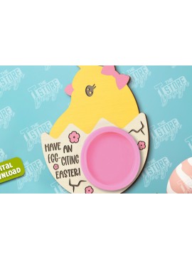 Σετ των 3 Intra απο ξύλο plywood 3mm-4mm πάχος - Δωροκάρτα Πασχαλινής Ζύμης |  CNC Δίασταση 15x15 cm INTRAFABR-117707575