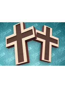 Σετ των 3 Intra απο ξύλο plywood 3mm-4mm πάχος - Πασχαλινά σκουλαρίκια με λέιζερ | CNC Δίασταση 3x3 cm INTRAFABR-91523355