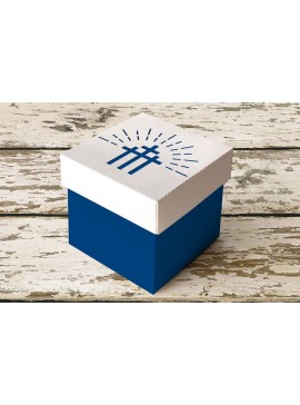 Σετ των 2 Intra απο ξύλο plywood 3mm-4mm πάχος - Πασχαλινό τριπλό κουτί σταυρού με καπάκι  Δίασταση 15x15 cm INTRAFABR-27550713