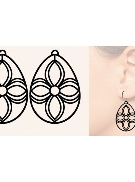 Intra απο ξύλο plywood 3mm-4mm πάχος - Πασχαλινά Ξύλινα Σκουλαρίκια Laser Cut  Δίασταση 3000x3000 cm INTRAFABR-116428395